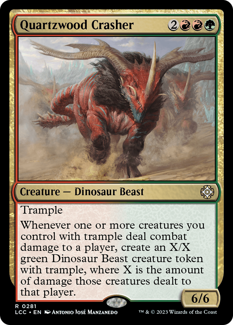 Quartzwood Crasher [The Lost Caverns of Ixalan Commander] - Destination Retro