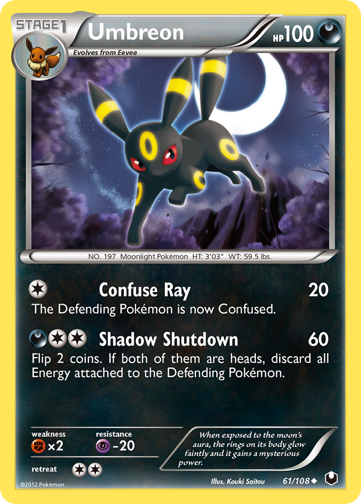 Umbreon (61/108) [Black & White: Dark Explorers] - Destination Retro