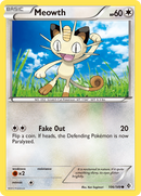 Meowth (106/149) [Black & White: Boundaries Crossed] - Destination Retro