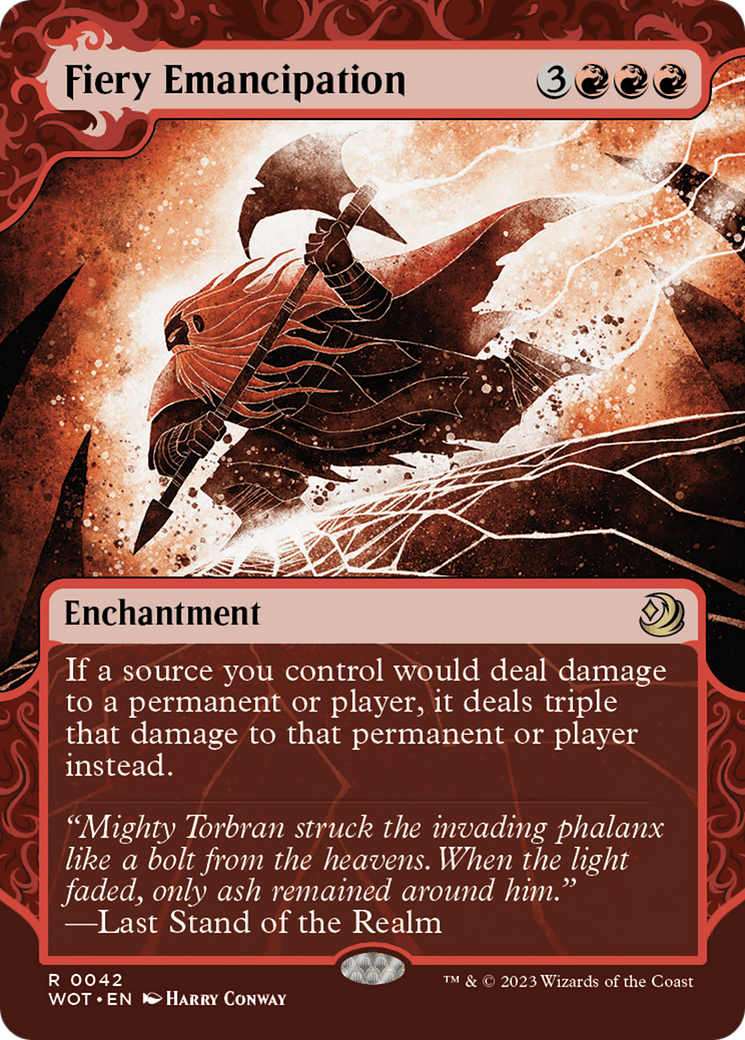 Fiery Emancipation [Wilds of Eldraine: Enchanting Tales] - Destination Retro