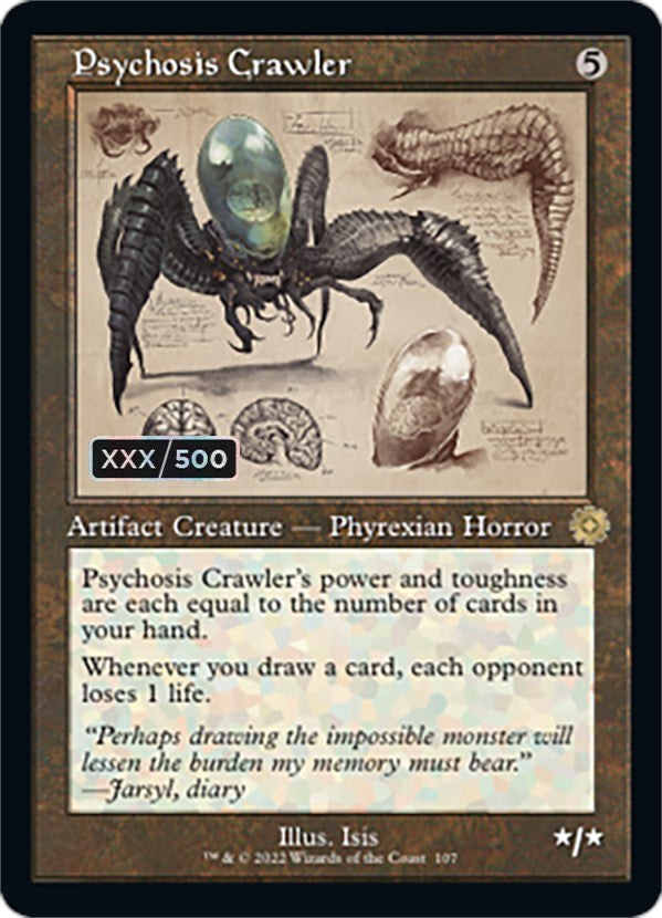 Psychosis Crawler (Retro Schematic) (Serial Numbered) [The Brothers' War Retro Artifacts] - Destination Retro