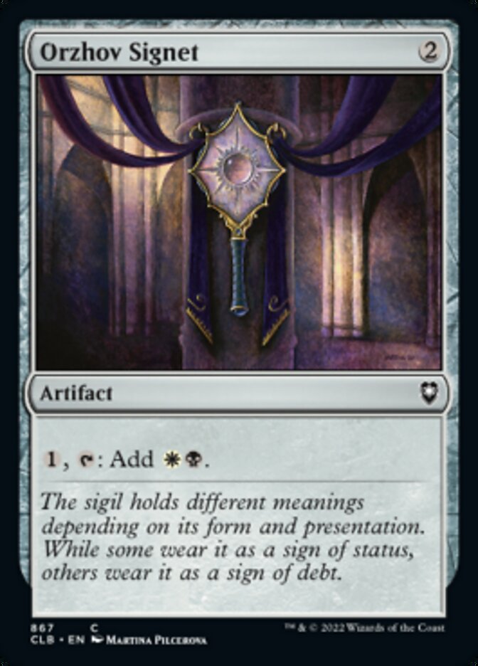 Orzhov Signet [Commander Legends: Battle for Baldur's Gate] - Destination Retro