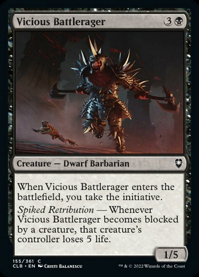 Vicious Battlerager [Commander Legends: Battle for Baldur's Gate] - Destination Retro