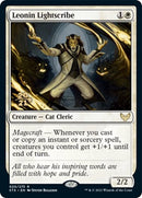 Leonin Lightscribe [Strixhaven: School of Mages Prerelease Promos] - Destination Retro