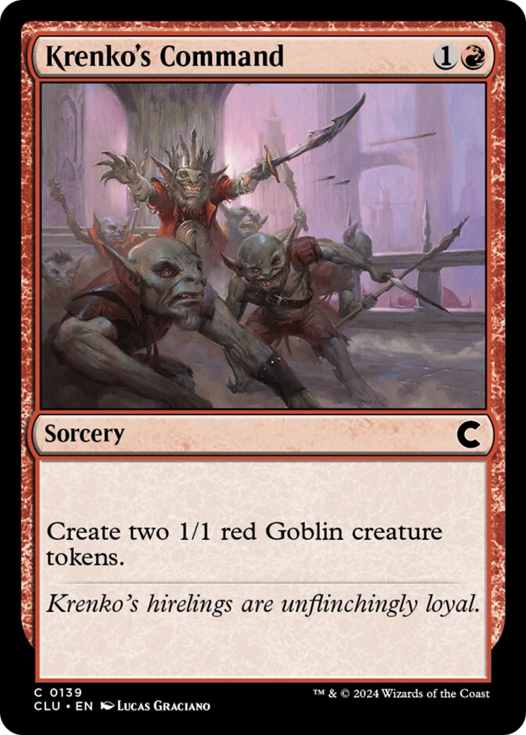 Krenko's Command [Ravnica: Clue Edition] - Destination Retro
