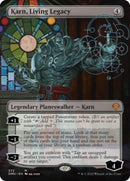 Karn, Living Legacy (Borderless) [Dominaria United] - Destination Retro