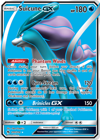 Suicune GX (200/214) [Sun & Moon: Lost Thunder] - Destination Retro