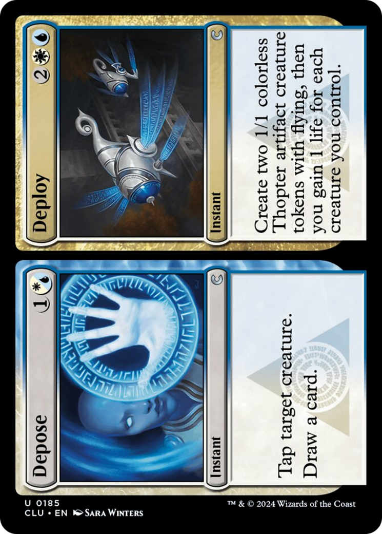 Depose // Deploy [Ravnica: Clue Edition] - Destination Retro