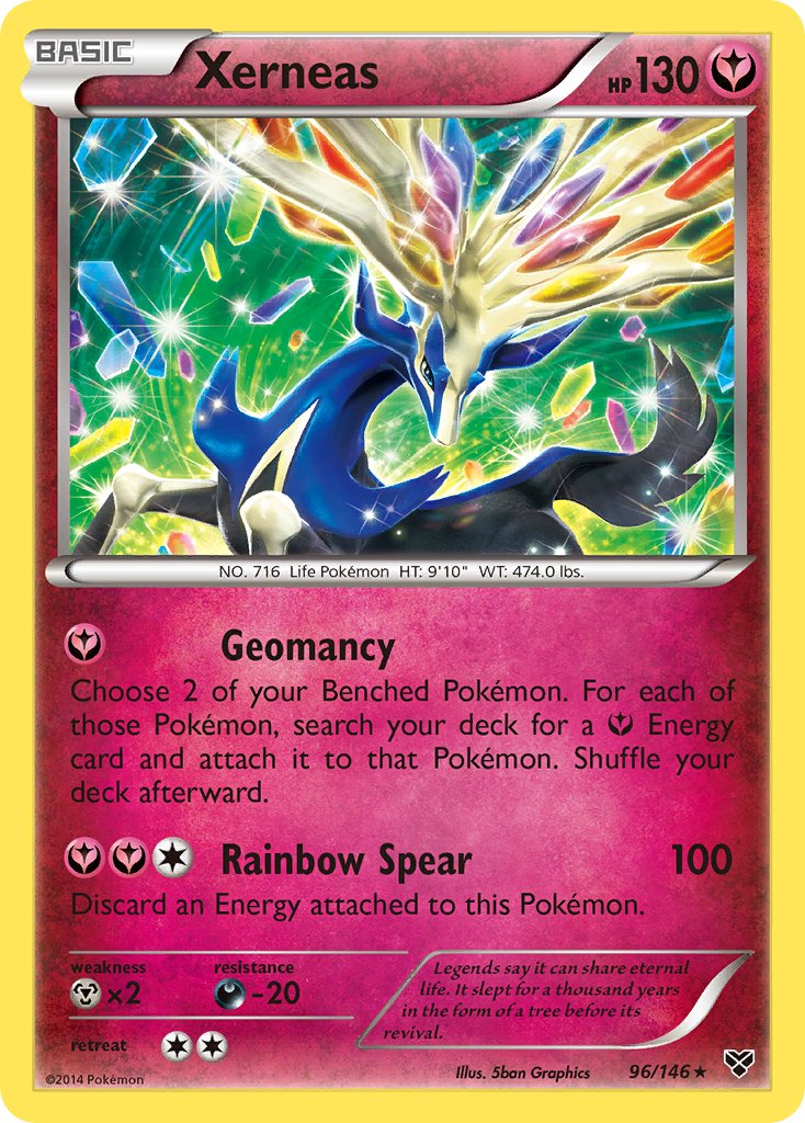 Xerneas (96/146) (Theme Deck Exclusive) [XY: Base Set] - Destination Retro