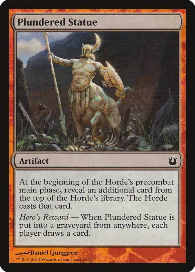 Plundered Statue [Hero's Path Promos] - Destination Retro