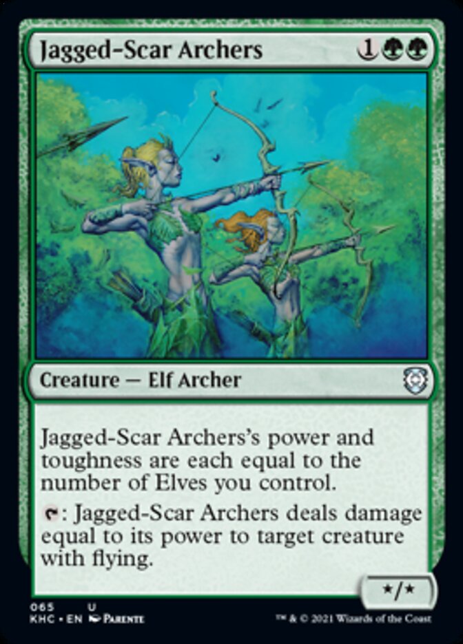 Jagged-Scar Archers [Kaldheim Commander] - Destination Retro