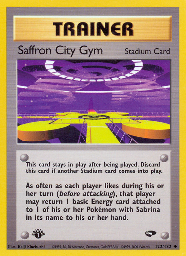 Saffron City Gym (122/132) [Gym Challenge 1st Edition] - Destination Retro