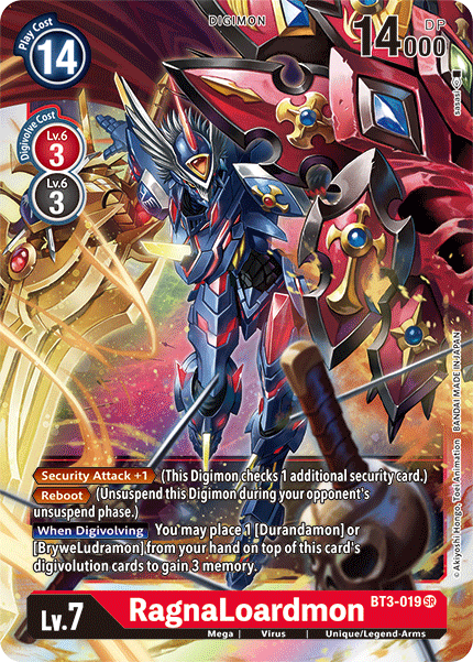 RagnaLoardmon [BT3-019] [Release Special Booster Ver.1.5] - Destination Retro