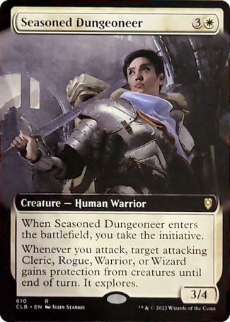 Seasoned Dungeoneer (Extended Art) [Commander Legends: Battle for Baldur's Gate] - Destination Retro