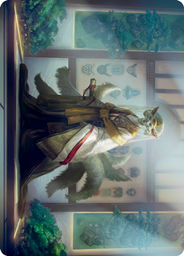 Light-Paws, Emperor's Voice Art Card [Kamigawa: Neon Dynasty Art Series] - Destination Retro