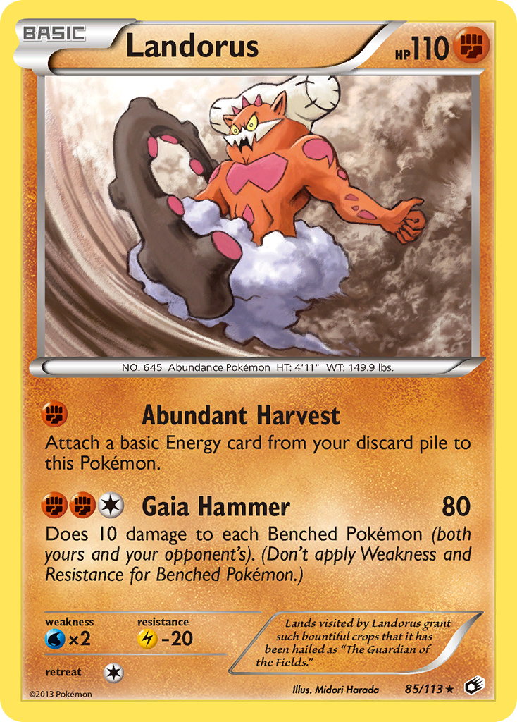 Landorus (85/113) [Black & White: Legendary Treasures] - Destination Retro