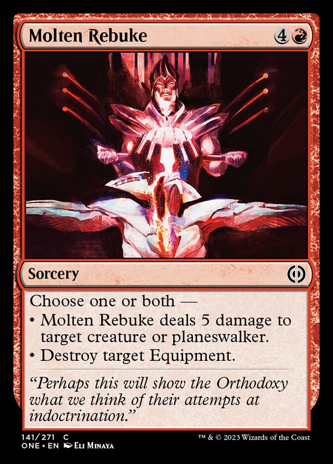 Molten Rebuke [Phyrexia: All Will Be One] - Destination Retro