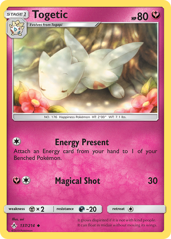 Togetic (137/214) [Sun & Moon: Unbroken Bonds] - Destination Retro