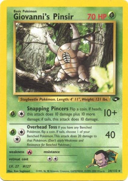 Giovanni's Pinsir (24/132) [Gym Challenge Unlimited] - Destination Retro