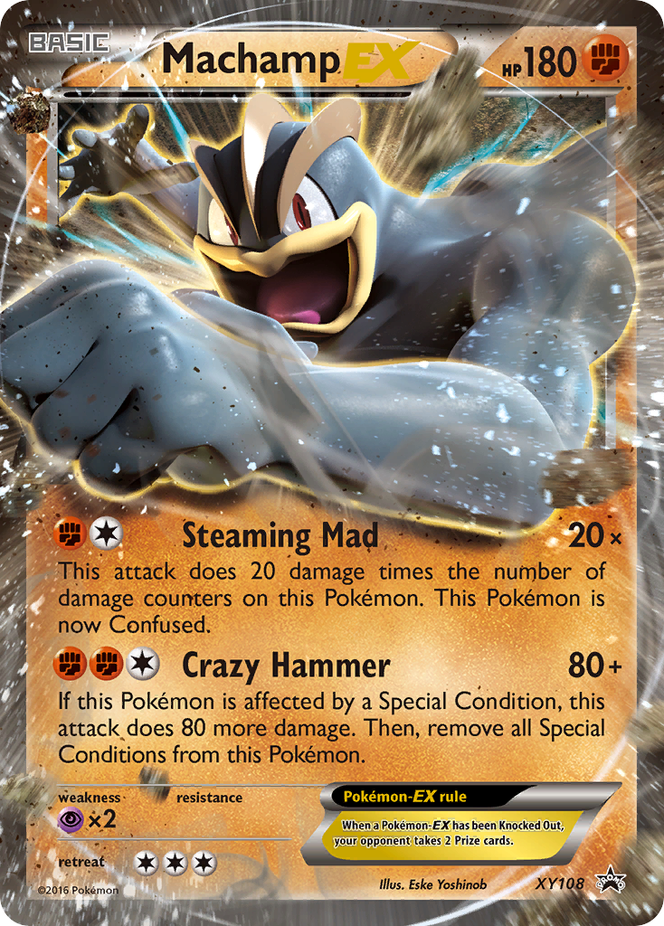 Machamp EX (XY108) [XY: Black Star Promos] - Destination Retro