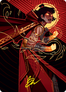 Infuriate Art Card (Gold-Stamped Signature) [Strixhaven: School of Mages Art Series] - Destination Retro