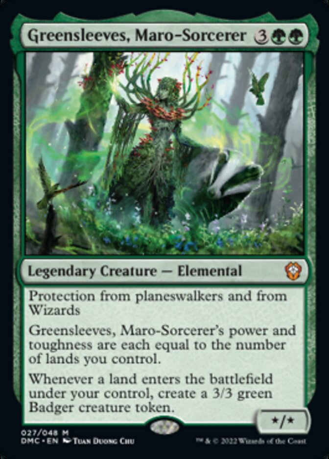 Greensleeves, Maro-Sorcerer [Dominaria United Commander] - Destination Retro