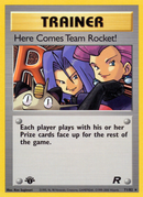 Here Comes Team Rocket! (71/82) [Team Rocket 1st Edition] - Destination Retro