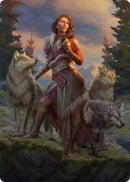 Arlinn, the Pack's Hope 1 Art Card [Innistrad: Midnight Hunt Art Series] - Destination Retro