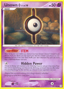 Unown I (37/123) [Diamond & Pearl: Mysterious Treasures] - Destination Retro