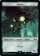 Necron Warrior // Insect [Universes Beyond: Warhammer 40,000 Tokens] - Destination Retro