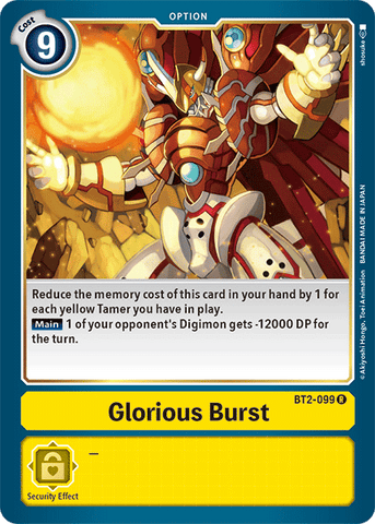 Glorious Burst [BT2-099] [Release Special Booster Ver.1.5] - Destination Retro