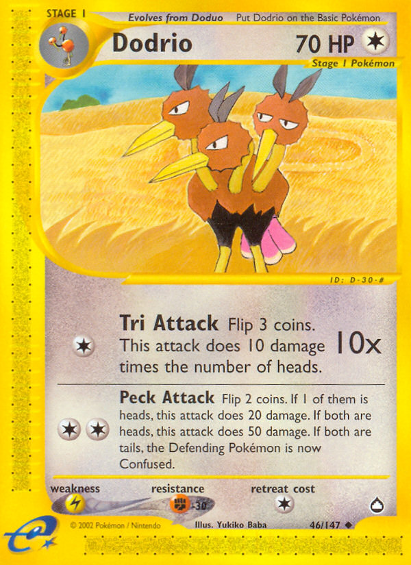 Dodrio (46/147) [Aquapolis] - Destination Retro