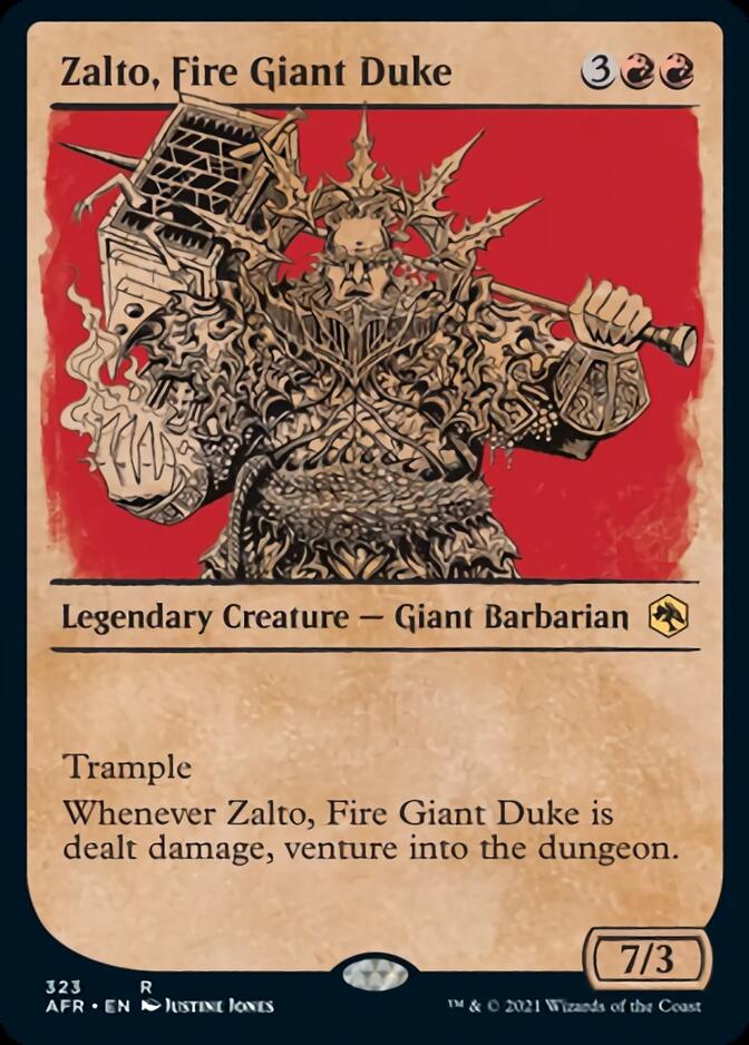 Zalto, Fire Giant Duke (Showcase) [Dungeons & Dragons: Adventures in the Forgotten Realms] - Destination Retro