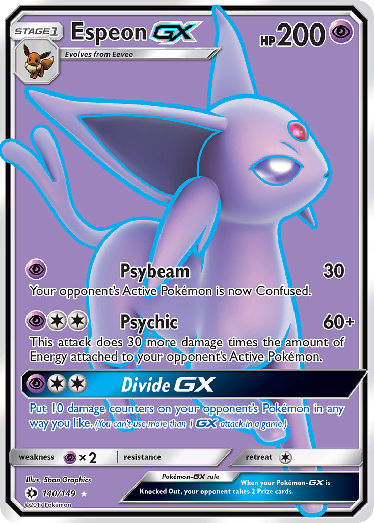 Espeon GX (140/149) [Sun & Moon: Base Set] - Destination Retro