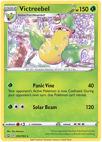 Victreebel (003/163) [Sword & Shield: Battle Styles] - Destination Retro