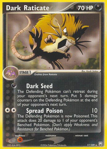 Dark Raticate (17/109) [EX: Team Rocket Returns] - Destination Retro