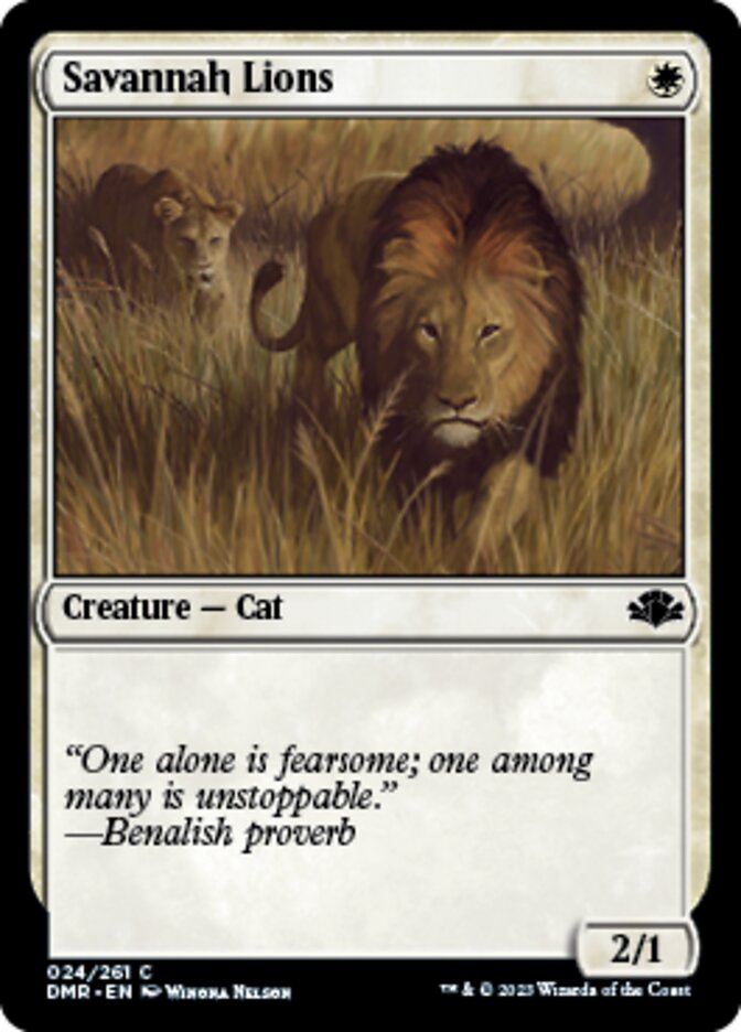 Savannah Lions [Dominaria Remastered] - Destination Retro