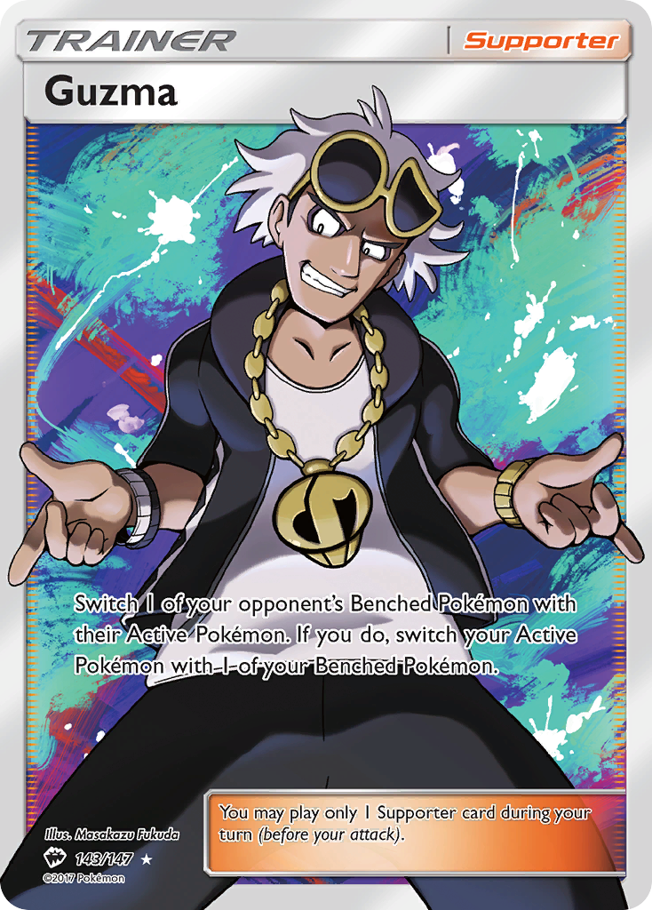 Guzma (143/147) [Sun & Moon: Burning Shadows] - Destination Retro
