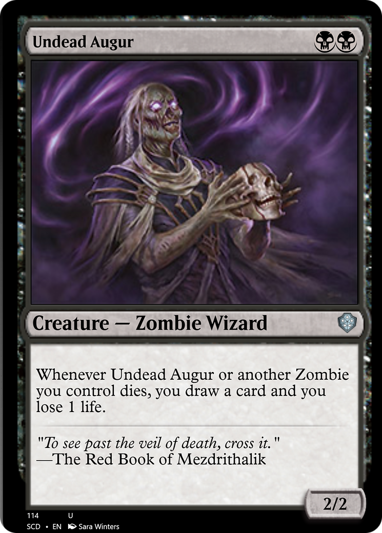 Undead Augur [Starter Commander Decks] - Destination Retro