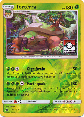 Torterra (9/156) (League Promo) [Sun & Moon: Ultra Prism] - Destination Retro