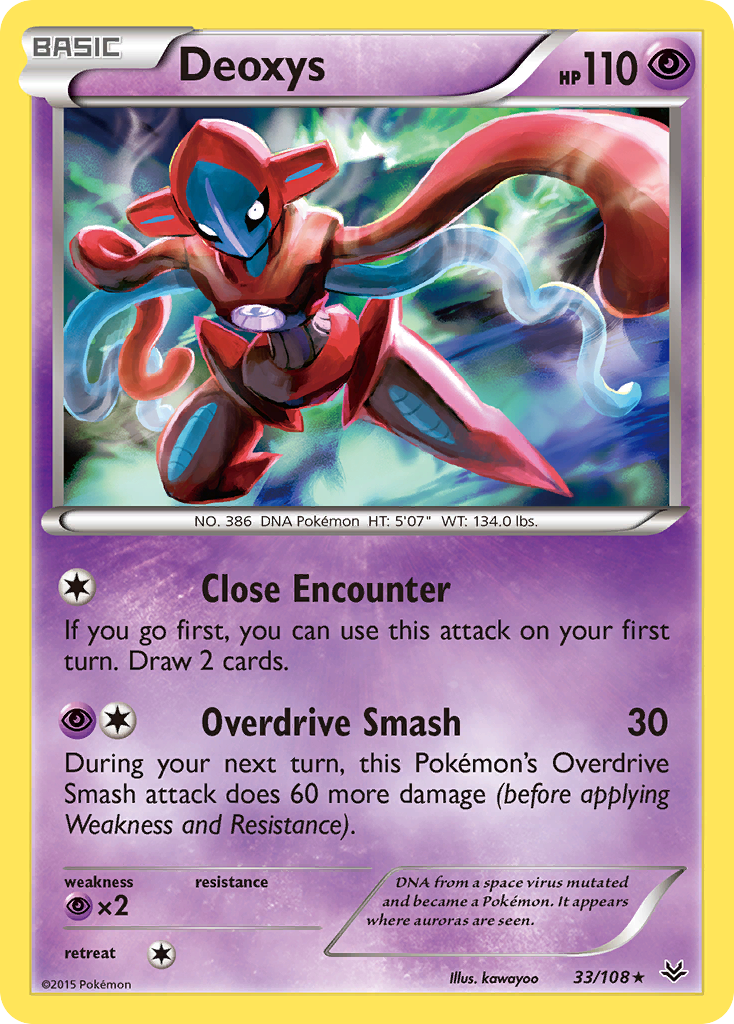 Deoxys (33/108) [XY: Roaring Skies] - Destination Retro