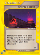 Energy Search (153/165) [Expedition: Base Set] - Destination Retro