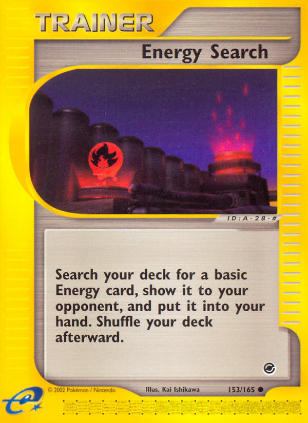 Energy Search (153/165) [Expedition: Base Set] - Destination Retro