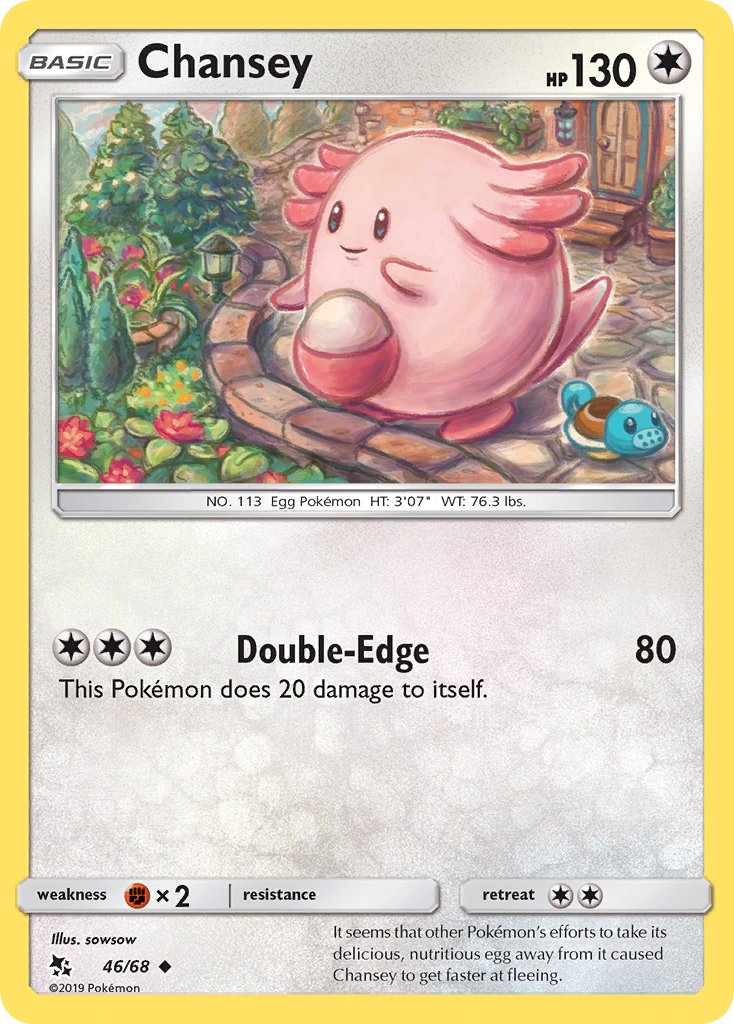 Chansey (46/68) [Sun & Moon: Hidden Fates] - Destination Retro