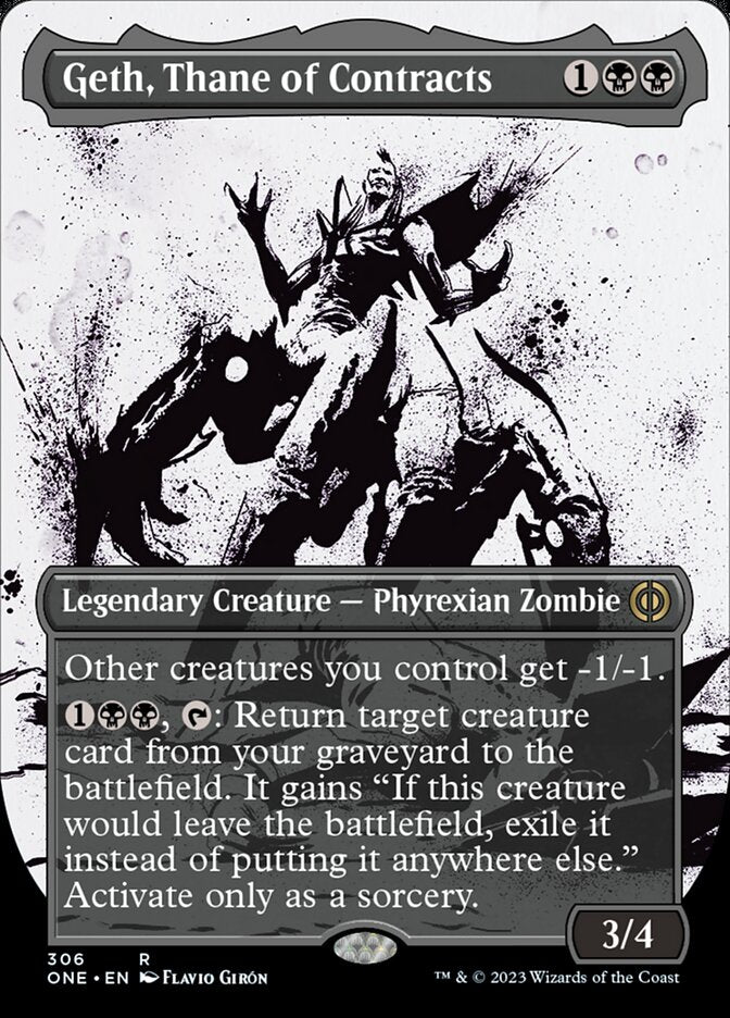 Geth, Thane of Contracts (Borderless Ichor) [Phyrexia: All Will Be One] - Destination Retro