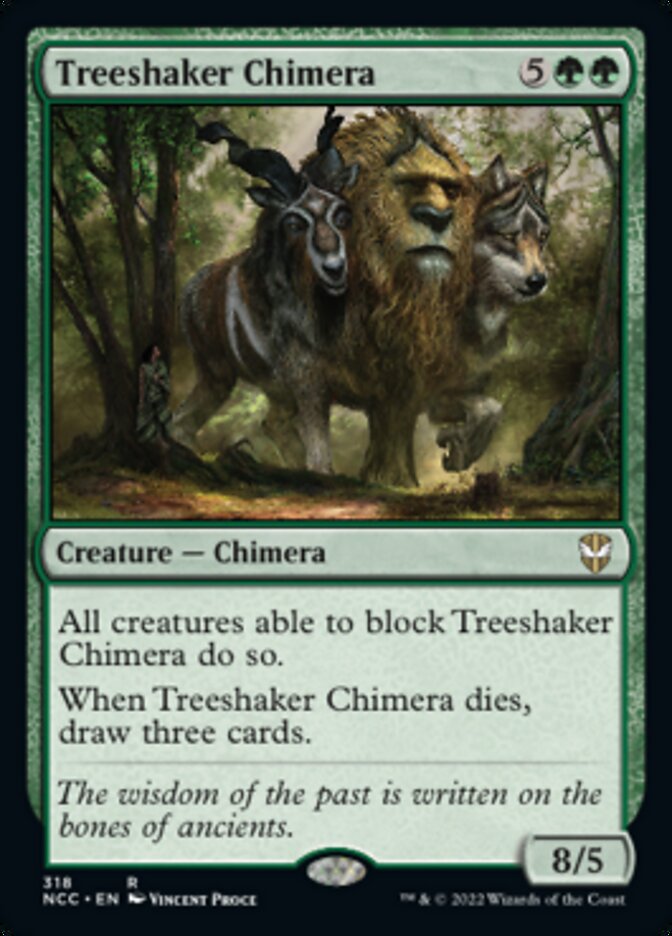 Treeshaker Chimera [Streets of New Capenna Commander] - Destination Retro