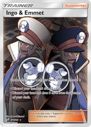 Ingo & Emmet (176/181) [Sun & Moon: Team Up] - Destination Retro