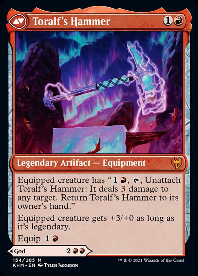 Toralf, God of Fury // Toralf's Hammer [Kaldheim] - Destination Retro
