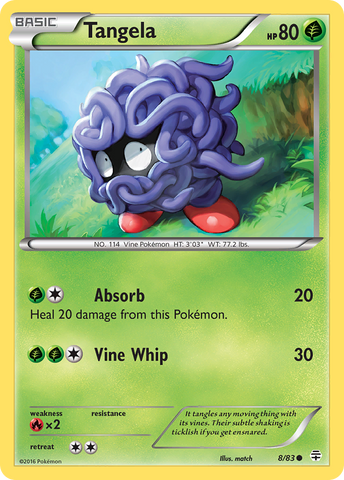 Tangela (8/83) [XY: Generations] - Destination Retro