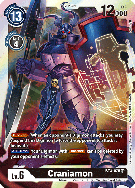 Craniamon [BT3-075] [Release Special Booster Ver.1.5] - Destination Retro